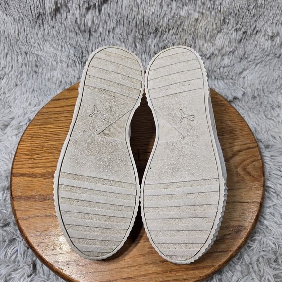 Puma Carina Womens Size 8 Retro White Casual Lowtop Shoes Sneakers 374107-01 - Picture 5 of 10
